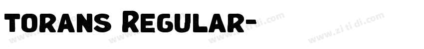 torans Regular字体转换 torans Regular字体转换
